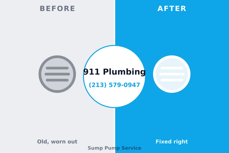 Before and after: plumbing repair Stoneville, NC